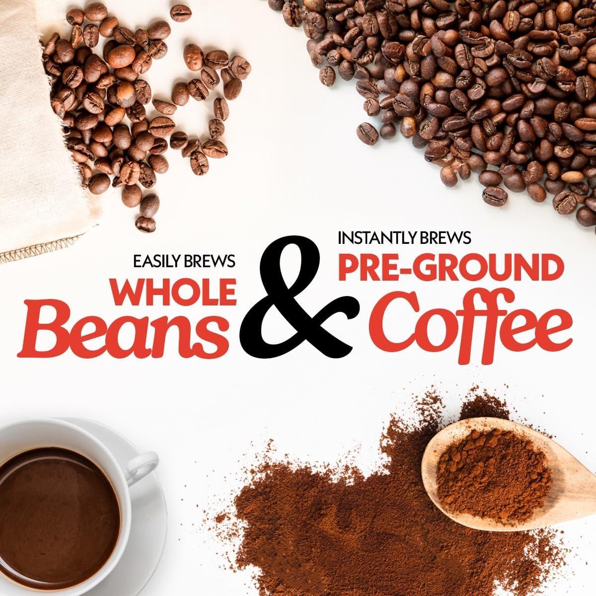 image:imageGourmia 10 Cup Grind amp Brew Coffee Maker BuiltIn Burr Grinder 3 Brew Strengths Programmable Digital Display Pause amp Serve Keep Warm Auto Shut Off Black